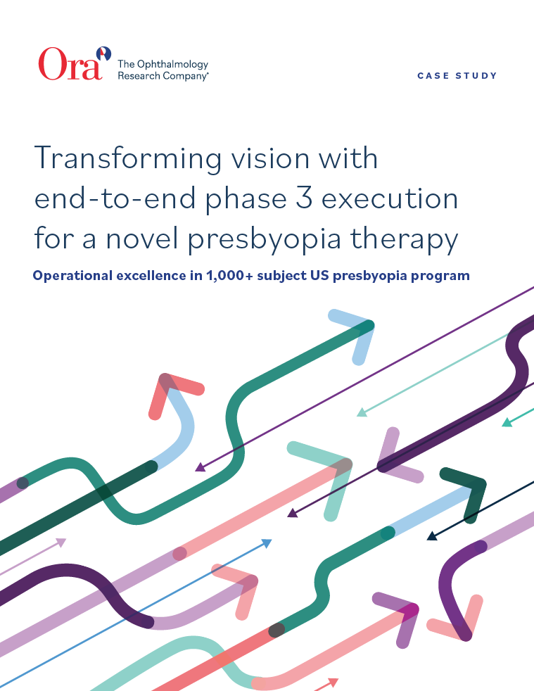 Transforming Vision with End-to-End Phase 3 Execution for a Novel Presbyopia Therapy